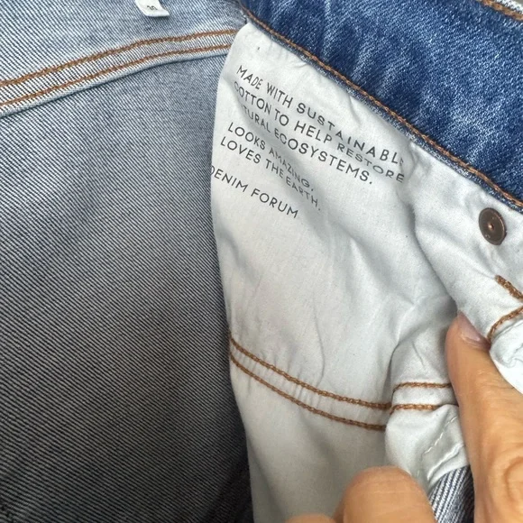 Aritzia Denim Forum The Arlo High Rise Straight 28L size 30 - Picture 7 of 9